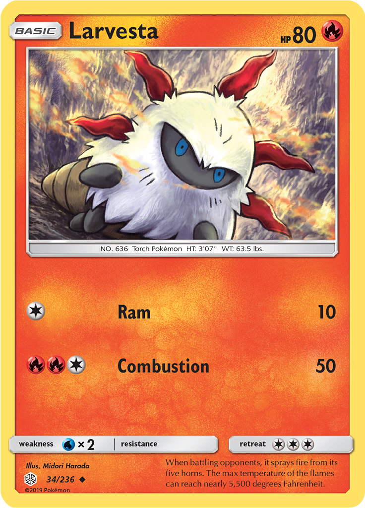 Larvesta (Reverse Holo)