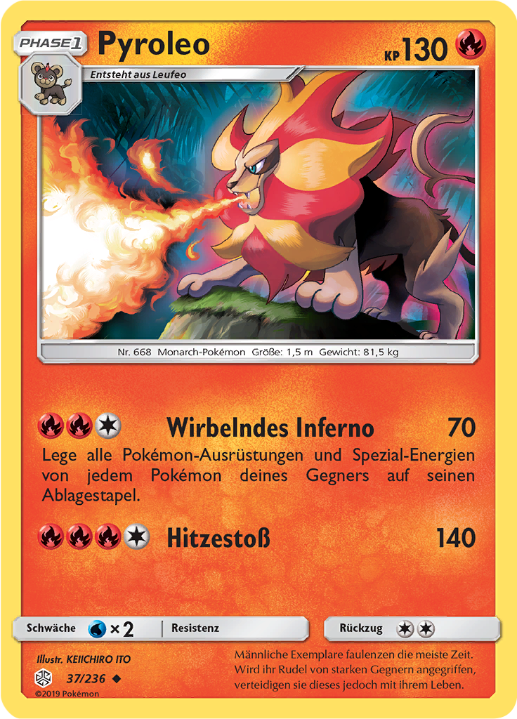 Pyroleo (Reverse Holo)
