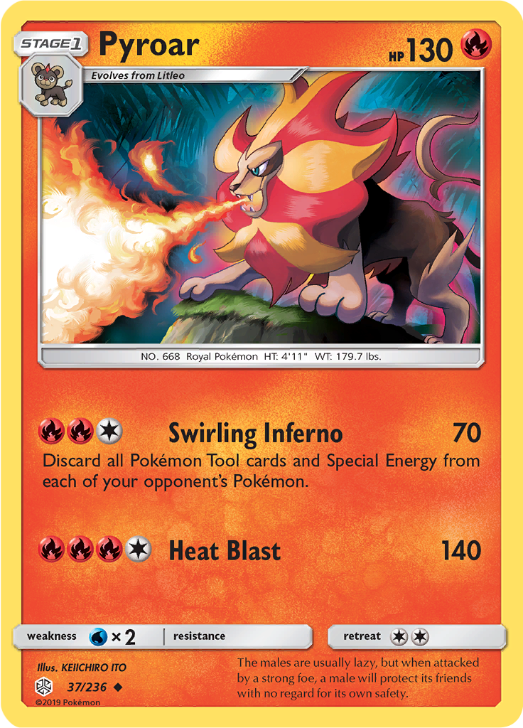 Pyroar (Reverse Holo)