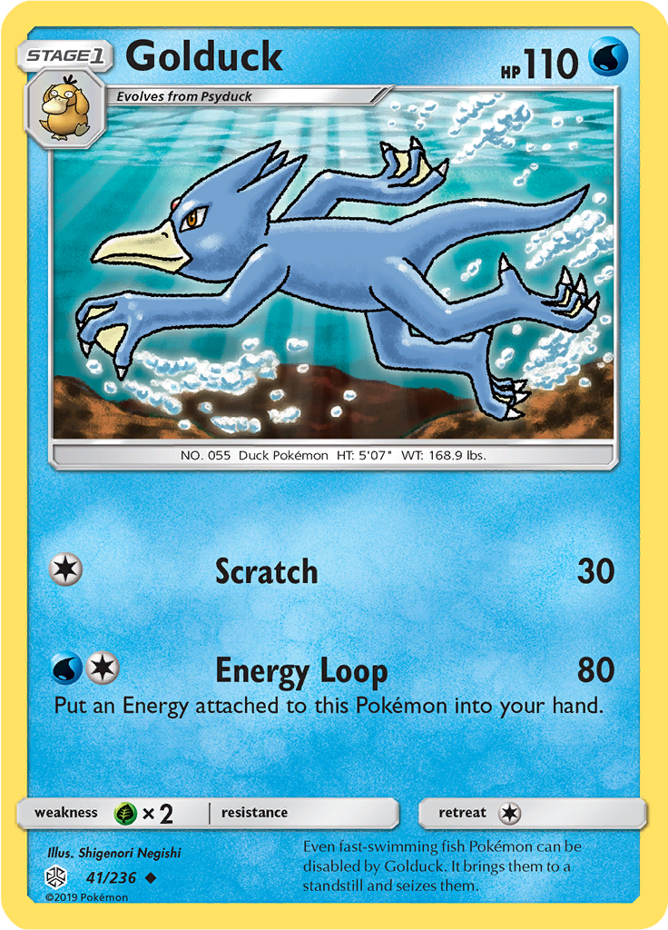 Golduck (Reverse Holo)