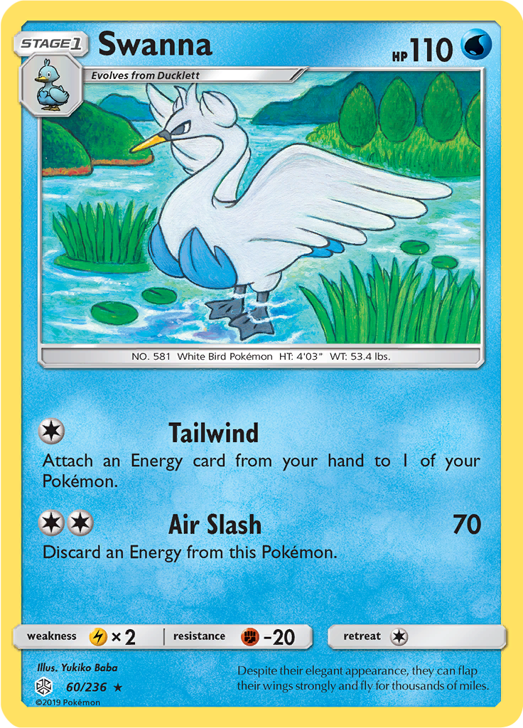 Swanna (Reverse Holo)