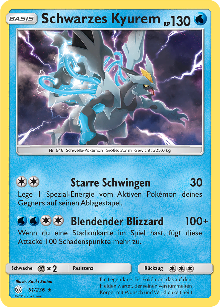 Schwarzes Kyurem (Reverse Holo)
