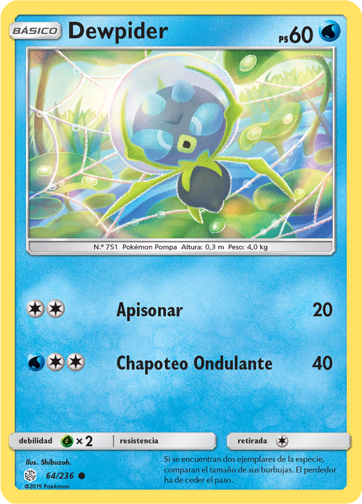 Dewpider (Reverse Holo)