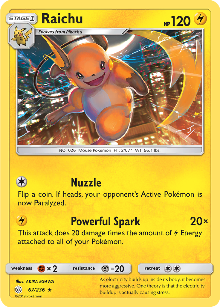 Raichu (Reverse Holo)