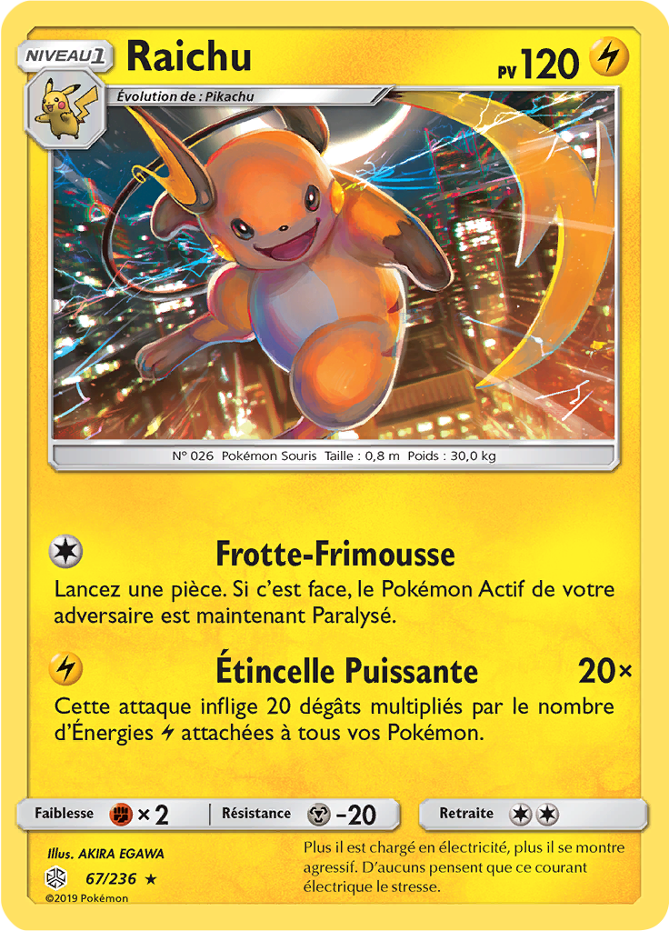 Raichu (Reverse Holo)