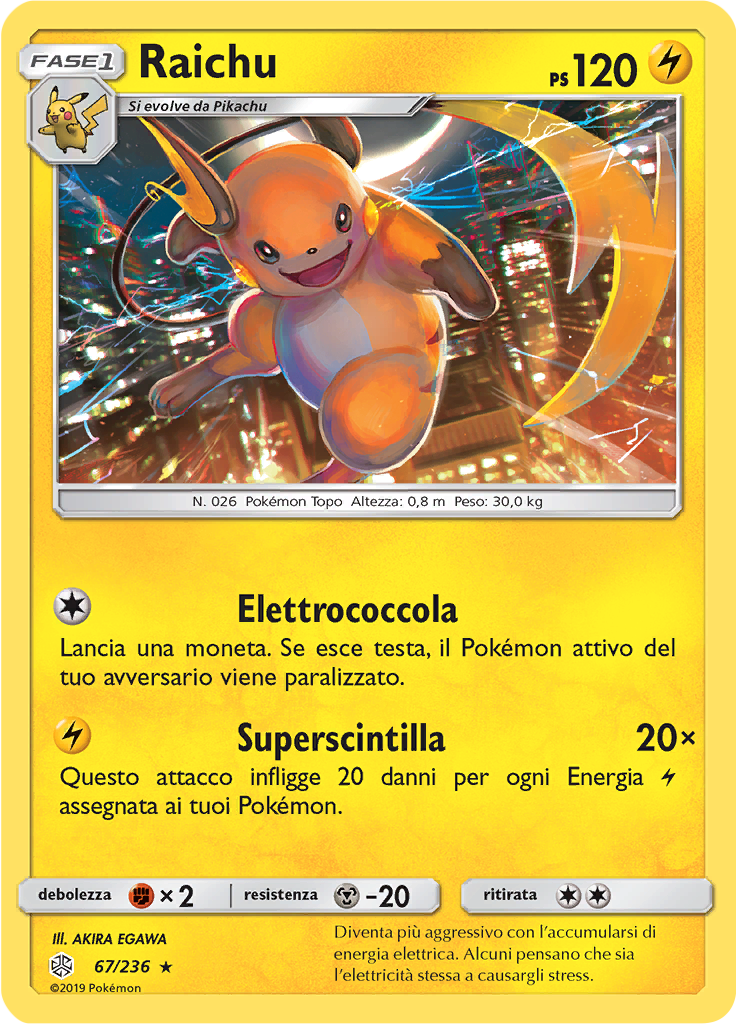 Raichu (Reverse Holo)