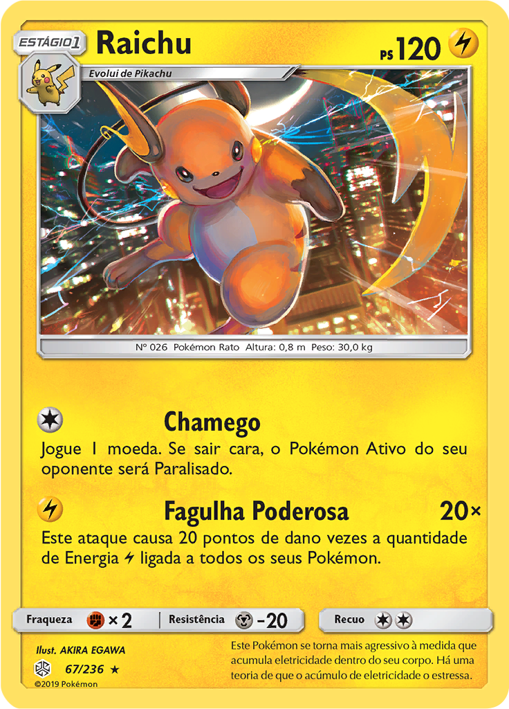 Raichu (Reverse Holo)
