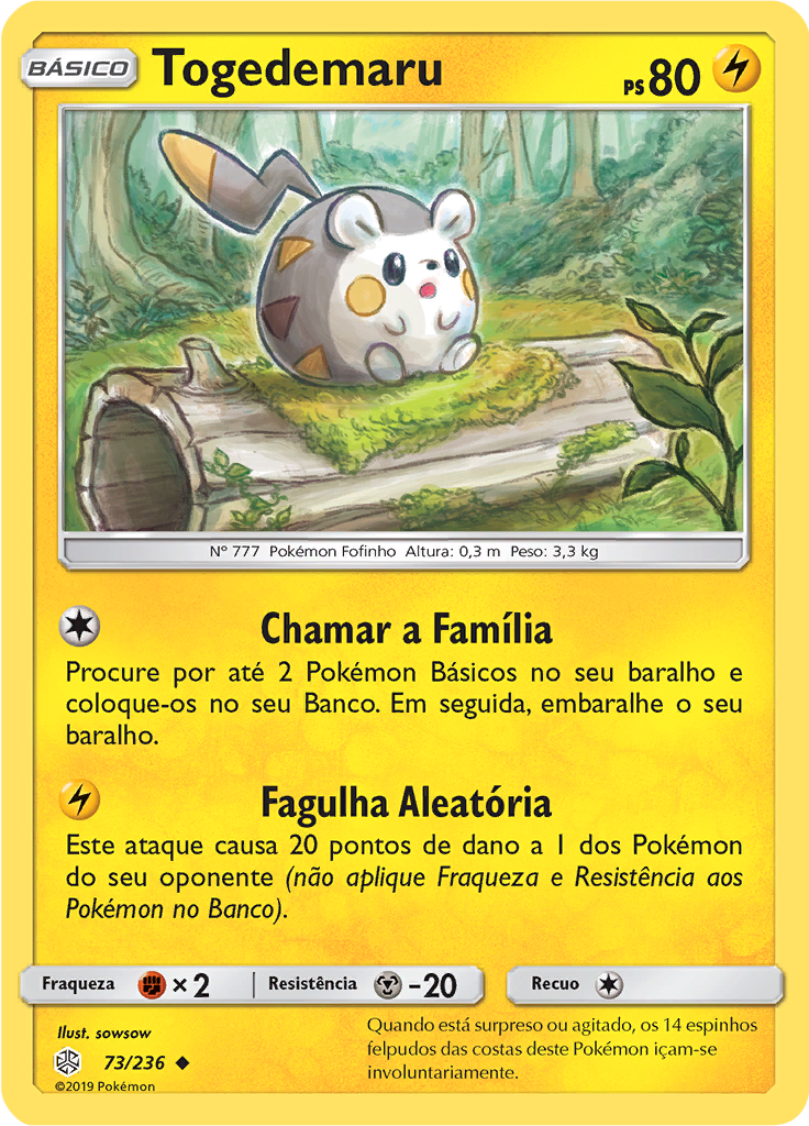 Togedemaru (Reverse Holo)