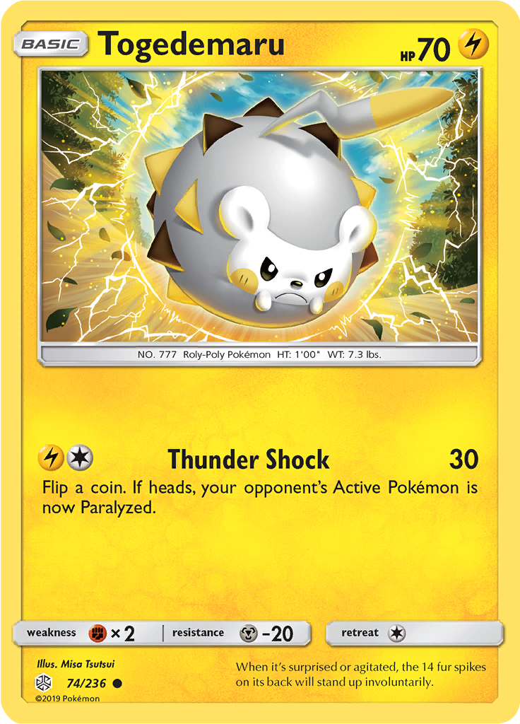 Togedemaru (Reverse Holo)