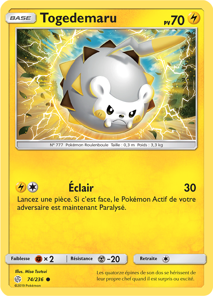 Togedemaru (Reverse Holo)