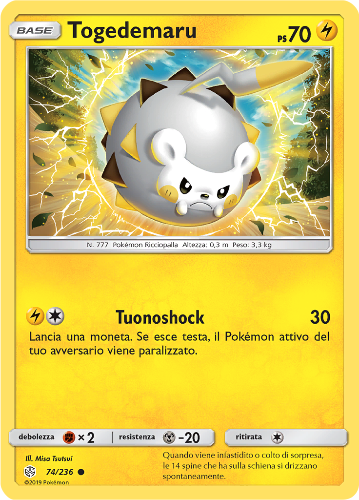 Togedemaru (Reverse Holo)