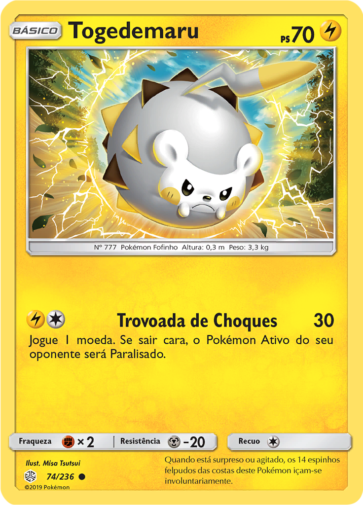 Togedemaru (Reverse Holo)