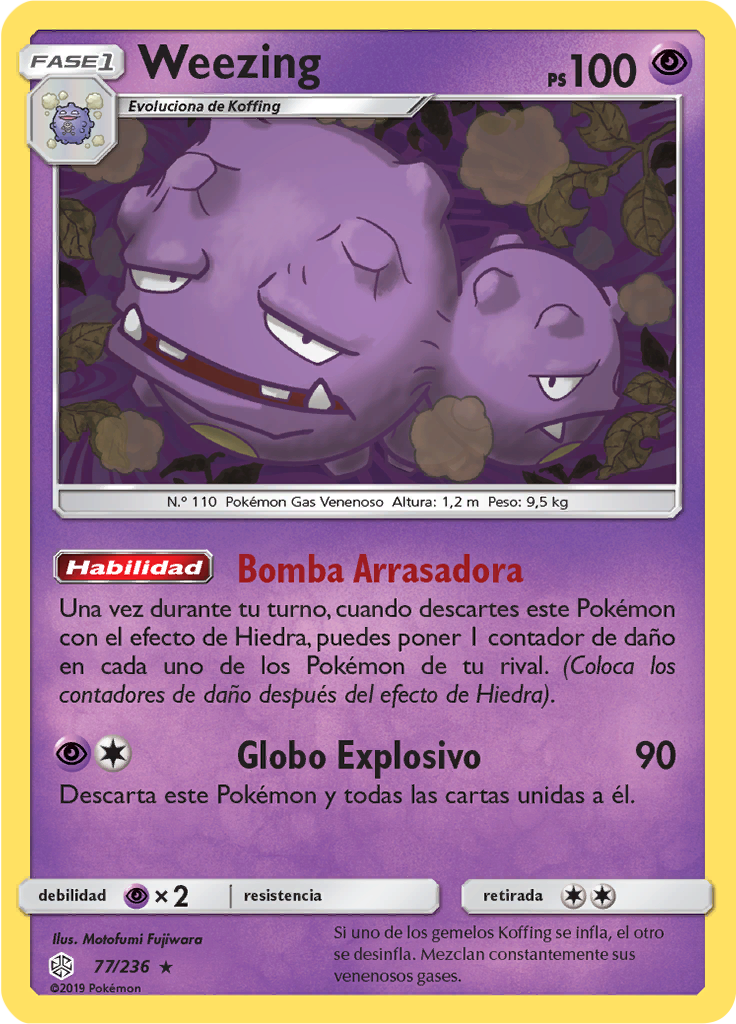 Weezing (Reverse Holo)