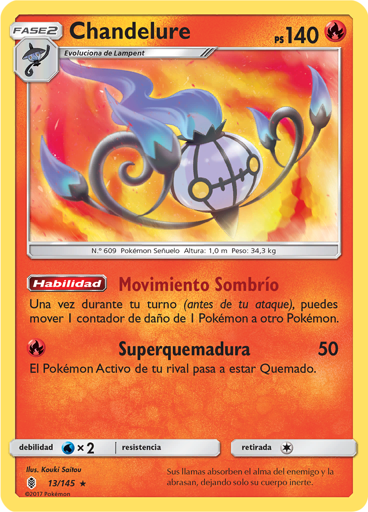 Chandelure (Reverse Holo)