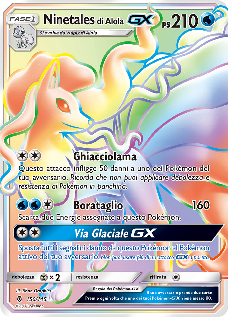 Ninetales di Alola GX