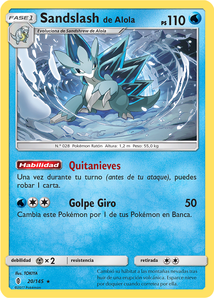 Sandslash de Alola (Reverse Holo)