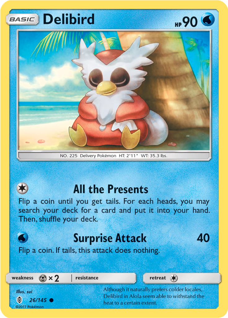 Delibird (Reverse Holo)