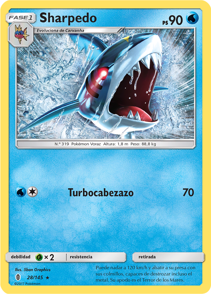 Sharpedo (Reverse Holo)