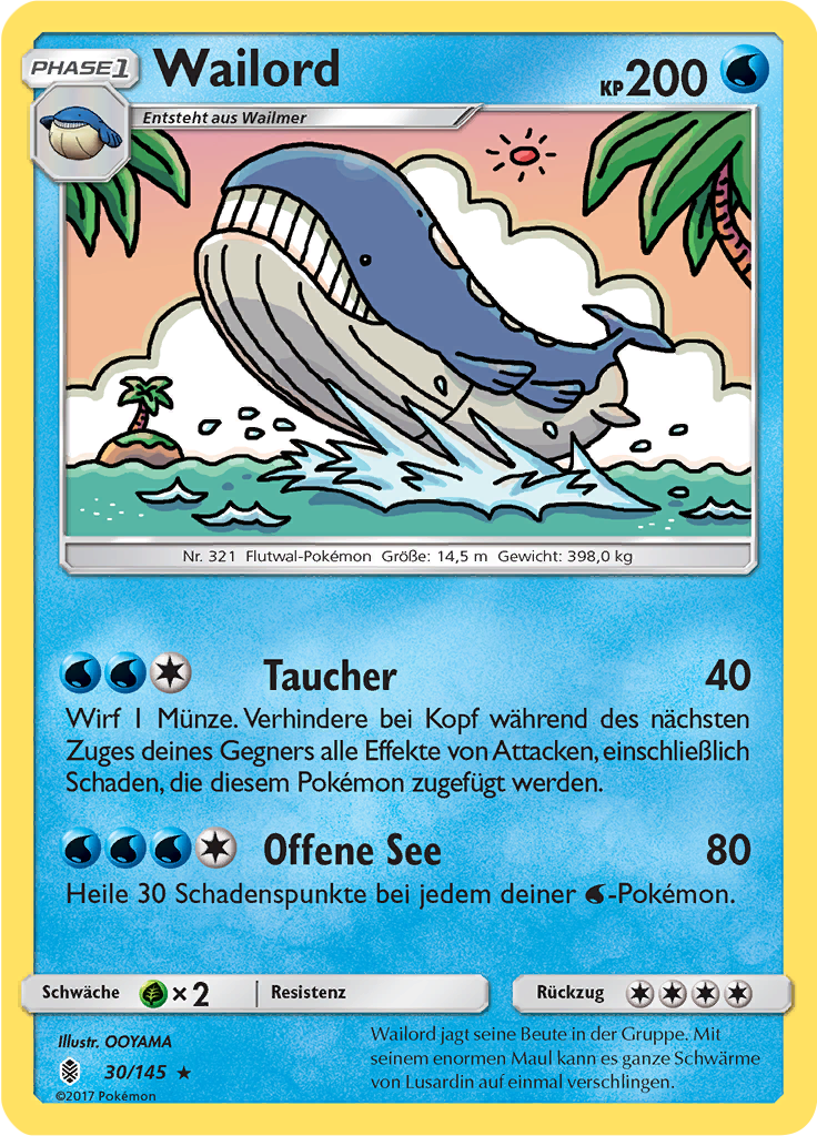 Wailord (Reverse Holo)