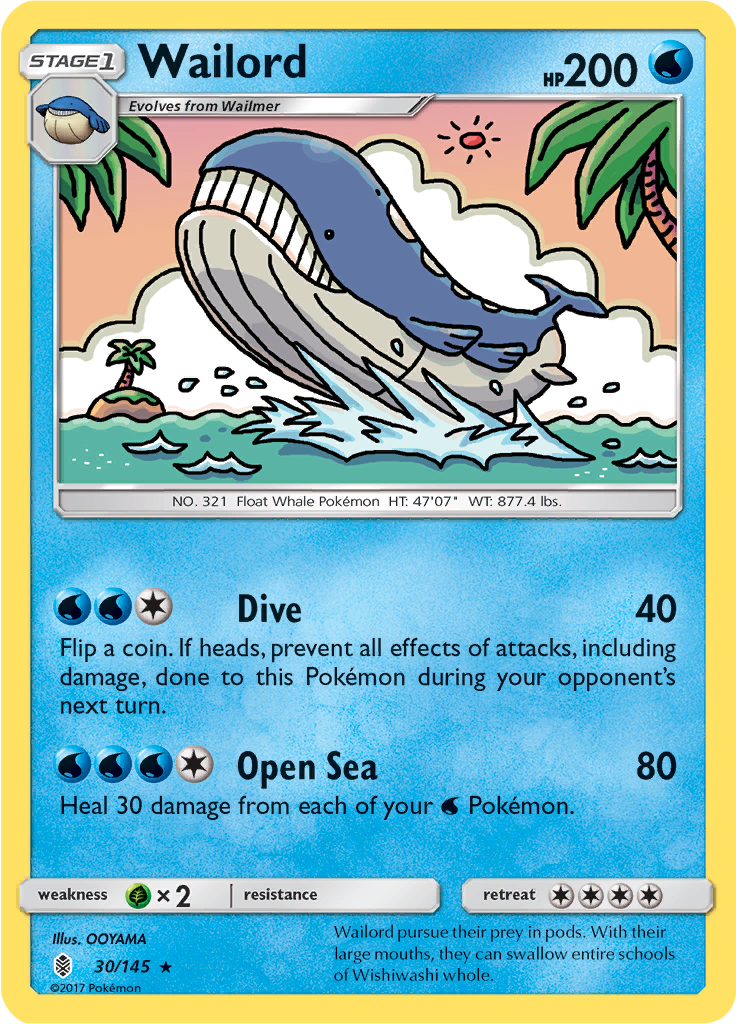 Wailord (Reverse Holo)