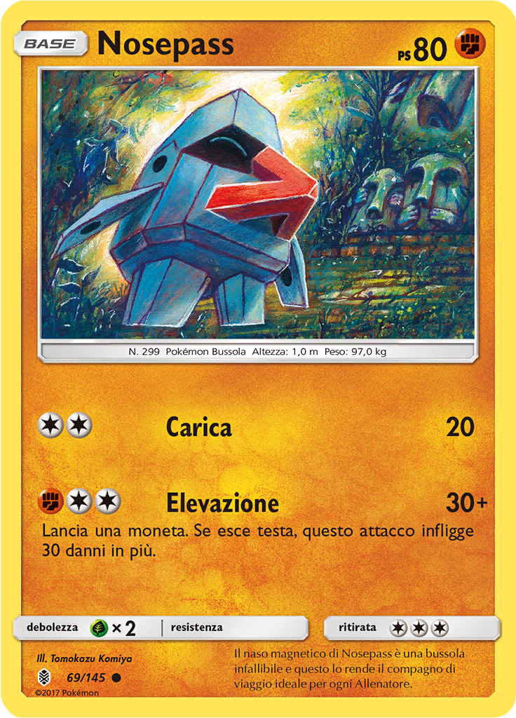 Nosepass (Reverse Holo)