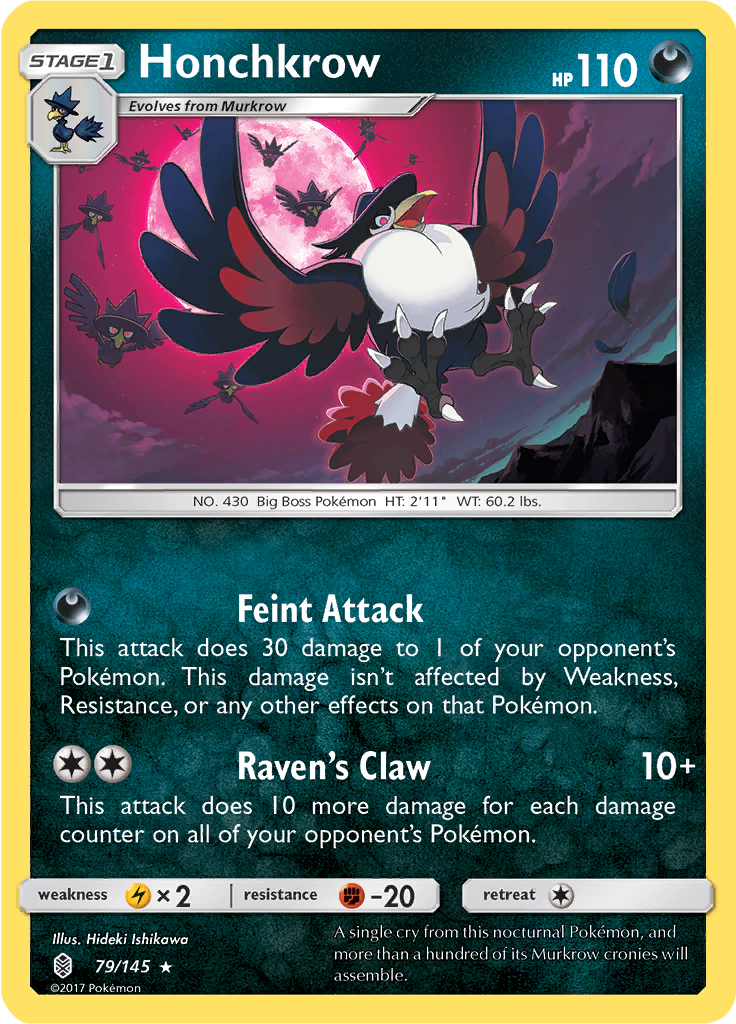 Honchkrow (Reverse Holo)