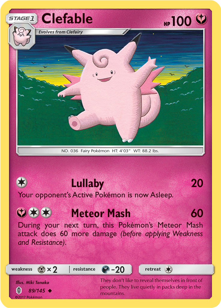 Clefable (Reverse Holo)