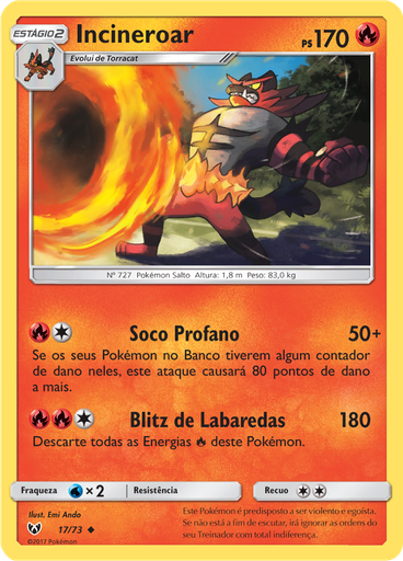 Incineroar (Reverse Holo)