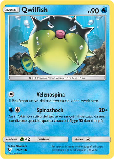 Qwilfish (Reverse Holo)