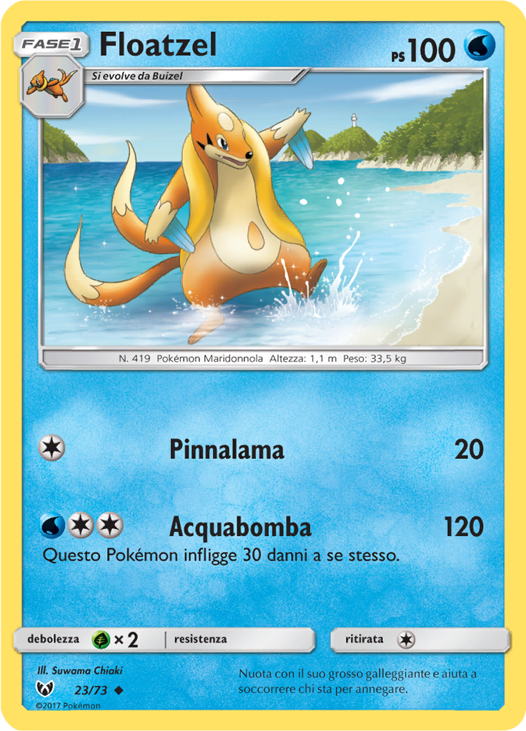 Floatzel (Reverse Holo)