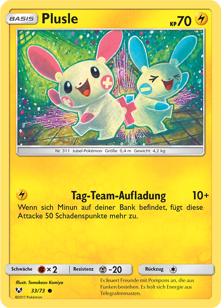 Plusle (Reverse Holo)