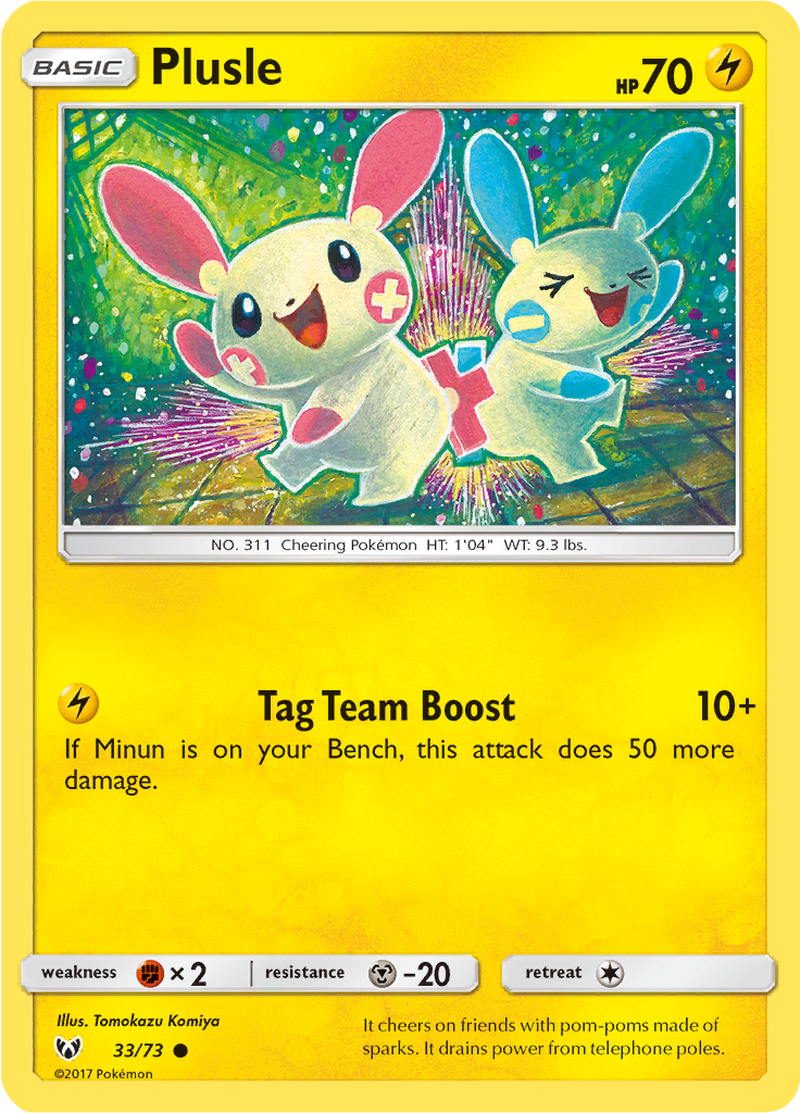 Plusle (Reverse Holo)