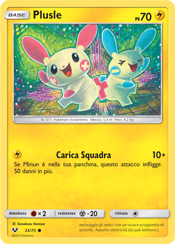 Plusle (Reverse Holo)