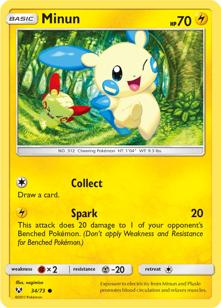 Minun (Reverse Holo)