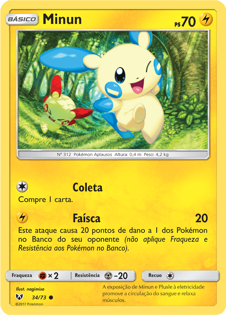 Minun (Reverse Holo)