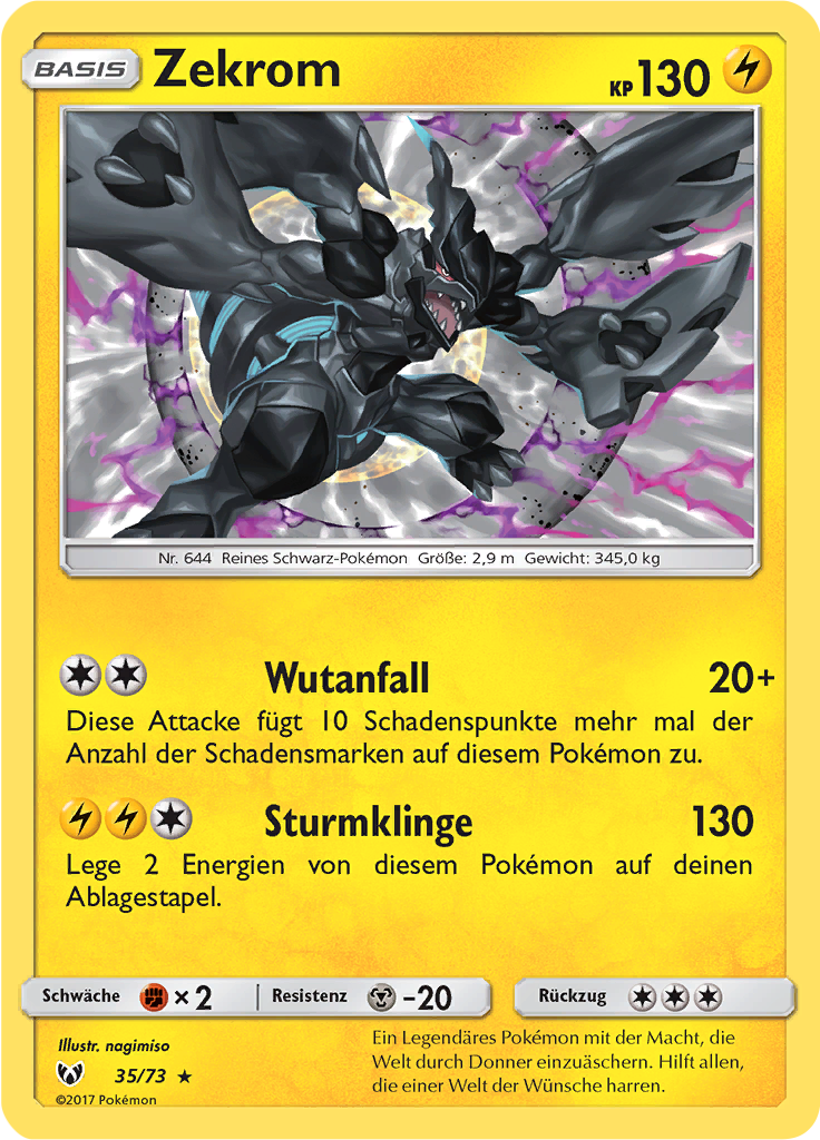 Zekrom (Reverse Holo)