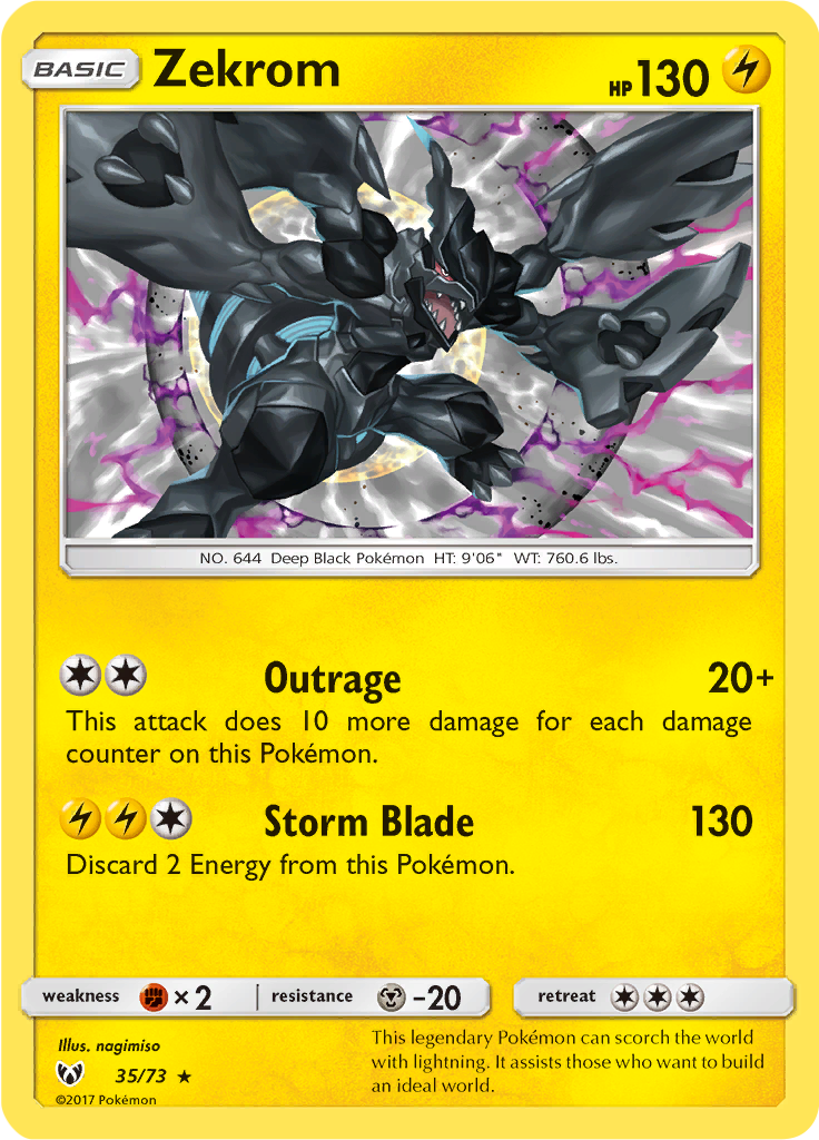 Zekrom (Reverse Holo)