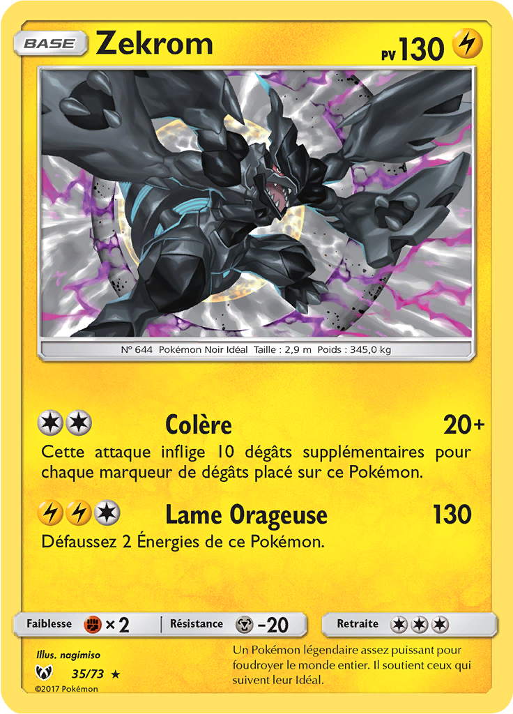 Zekrom (Reverse Holo)
