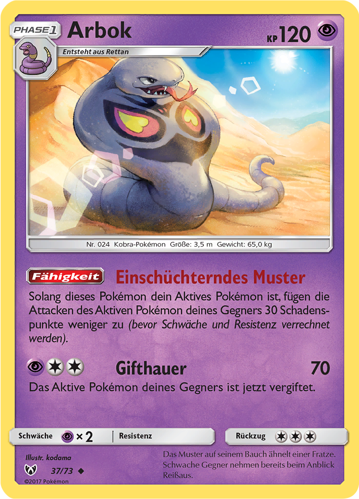 Arbok (Reverse Holo)