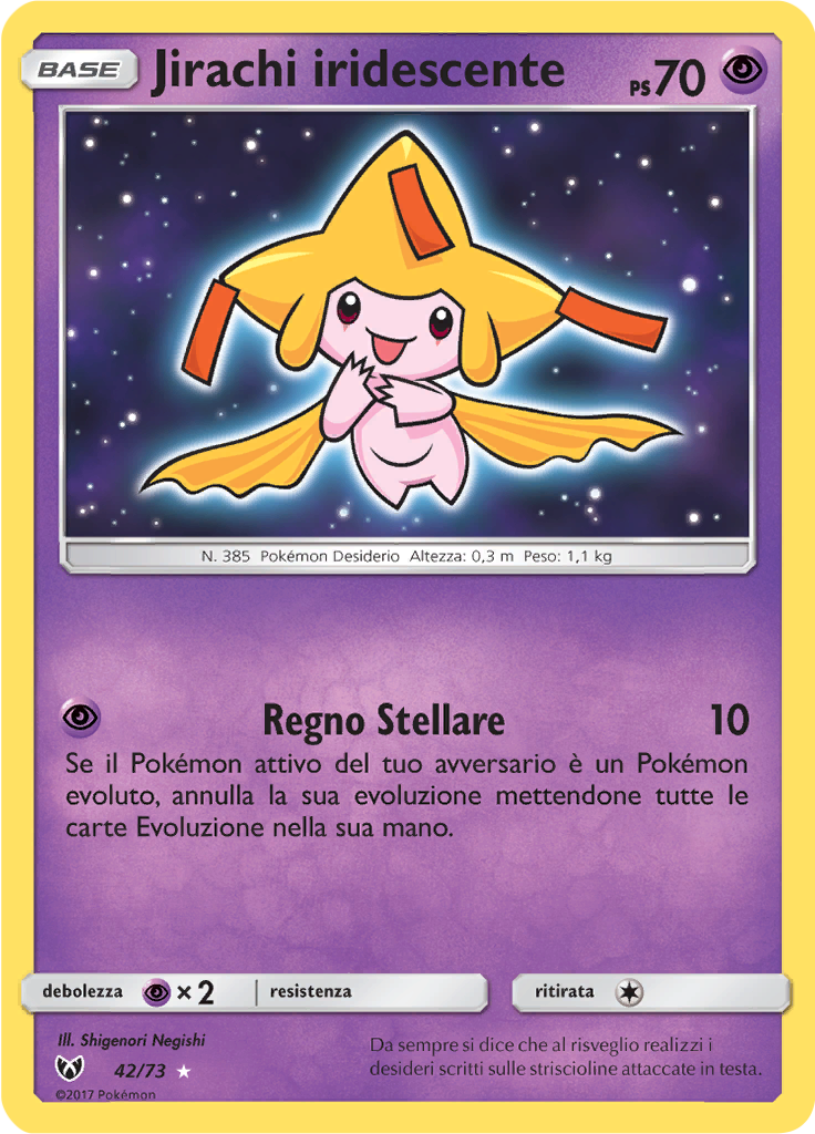 Jirachi iridescente