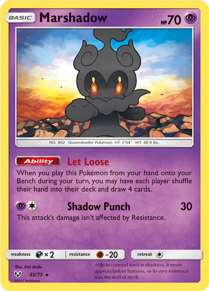 Marshadow (Reverse Holo)