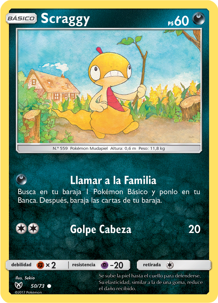 Scraggy (Reverse Holo)