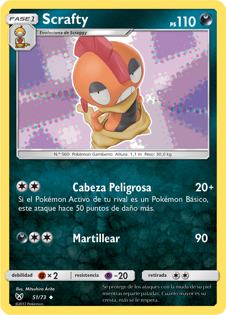Scrafty (Reverse Holo)