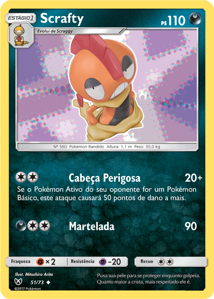 Scrafty (Reverse Holo)