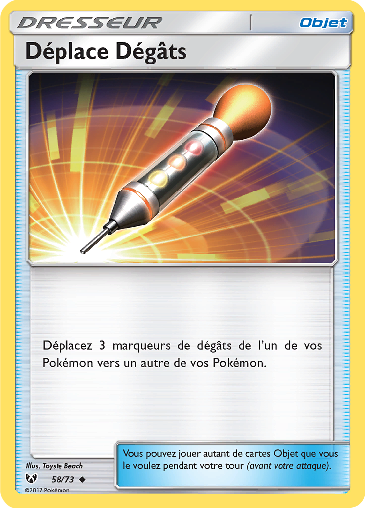 Déplace Dégâts (Reverse Holo)