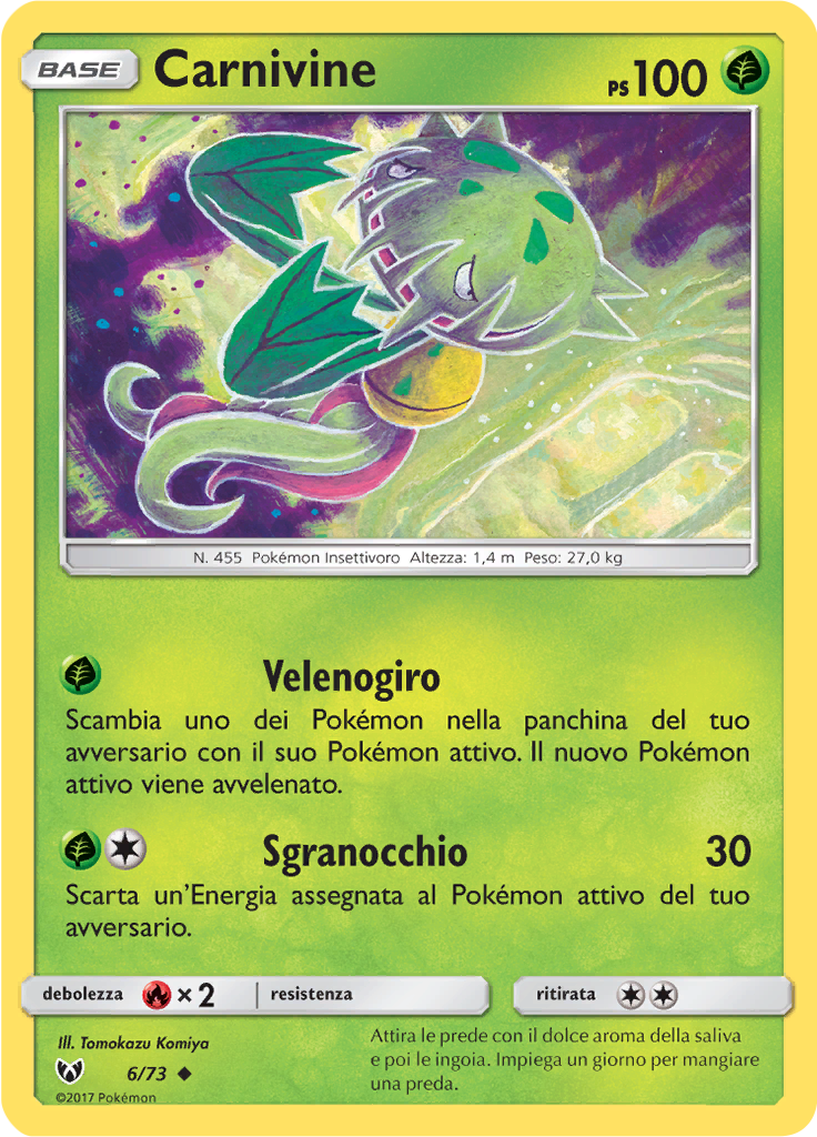Carnivine (Reverse Holo)
