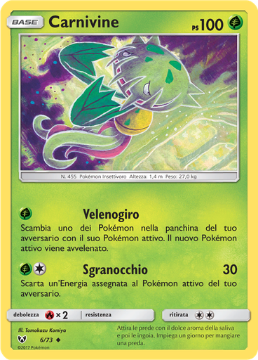 Carnivine (Reverse Holo)