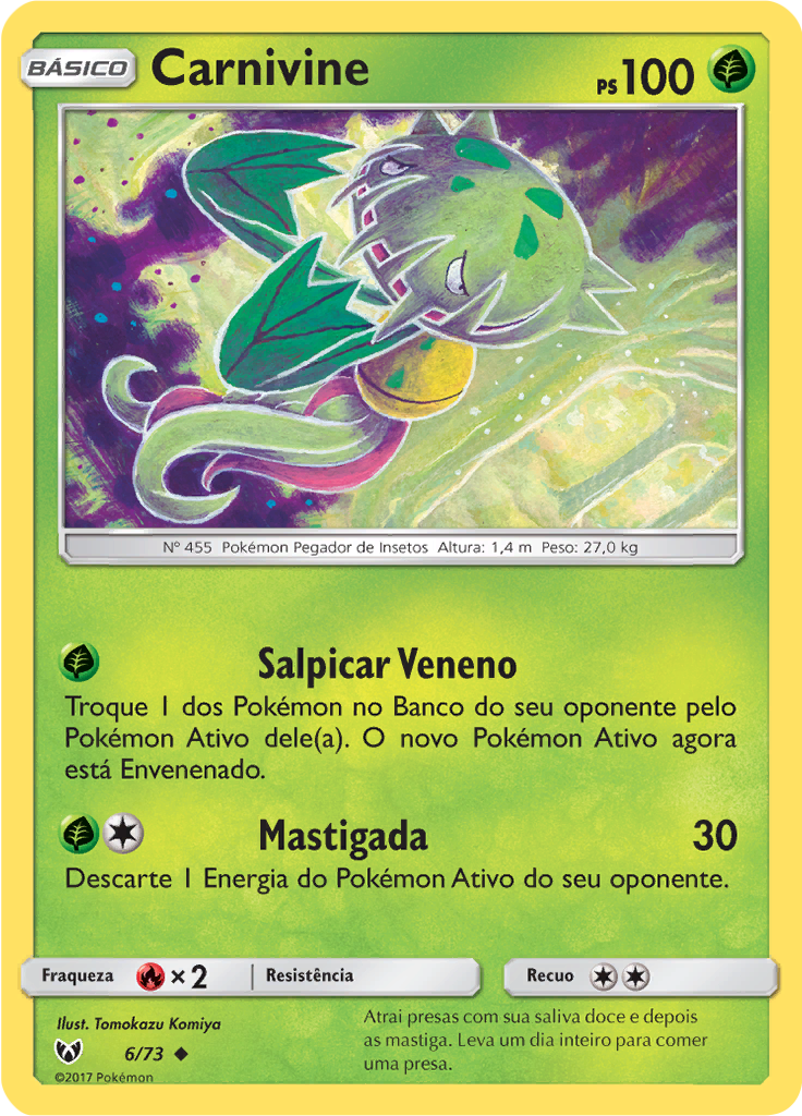 Carnivine (Reverse Holo)