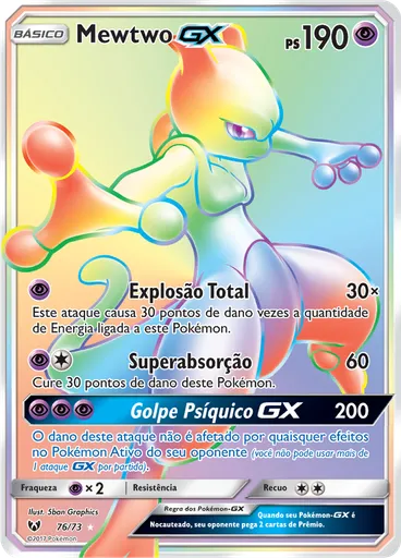 Mewtwo GX — Lendas Luminescentes