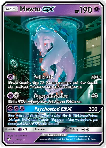 Mewtu GX — Schimmernde Legenden